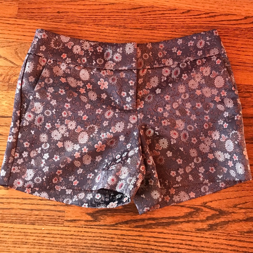 LOFT floral shorts.
